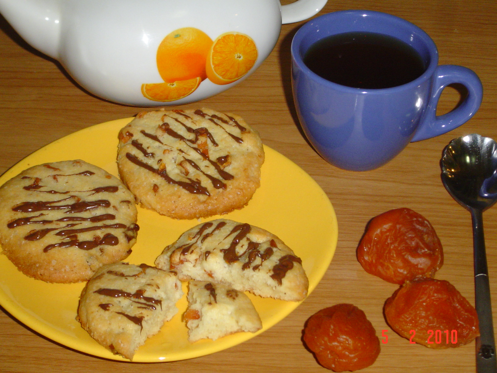 Печенье с курагой